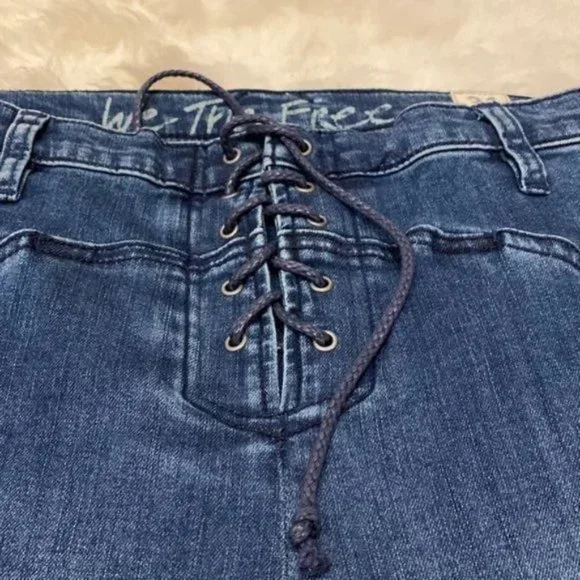 Free People Lace Up Eva Jeans. 25, 29 - Picture 7 of 11